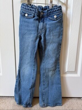 Old Navy Girl High-Rise Flare Braided Waist Jeans (7)